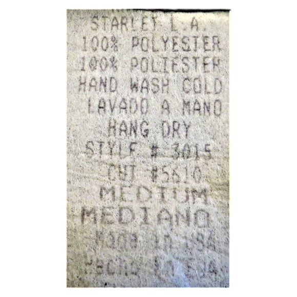 Starlet Black with White Dots Wrap Crop Top in Size Medium - Picture 5 of 6